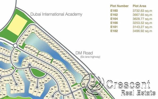 Emirates Hills Location Map Land For Sale In Emirates Hills, Dubai By Crescent Real Estate