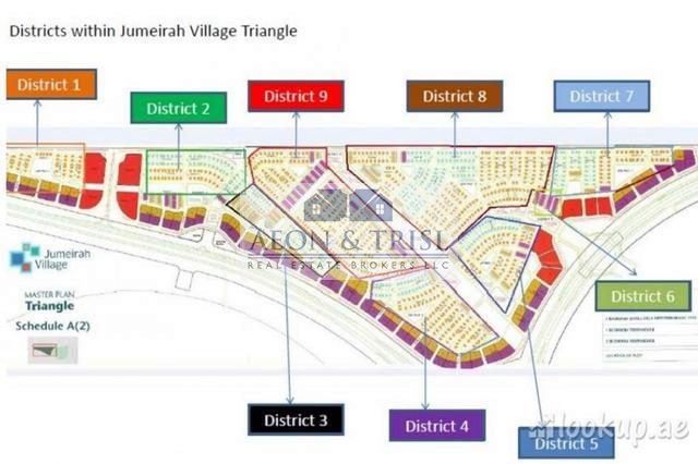Jumeirah Village Triangle Map Land For Sale In Jumeirah Village Triangle, Dubai By Aeon & Trisl Real  Estate Brokers